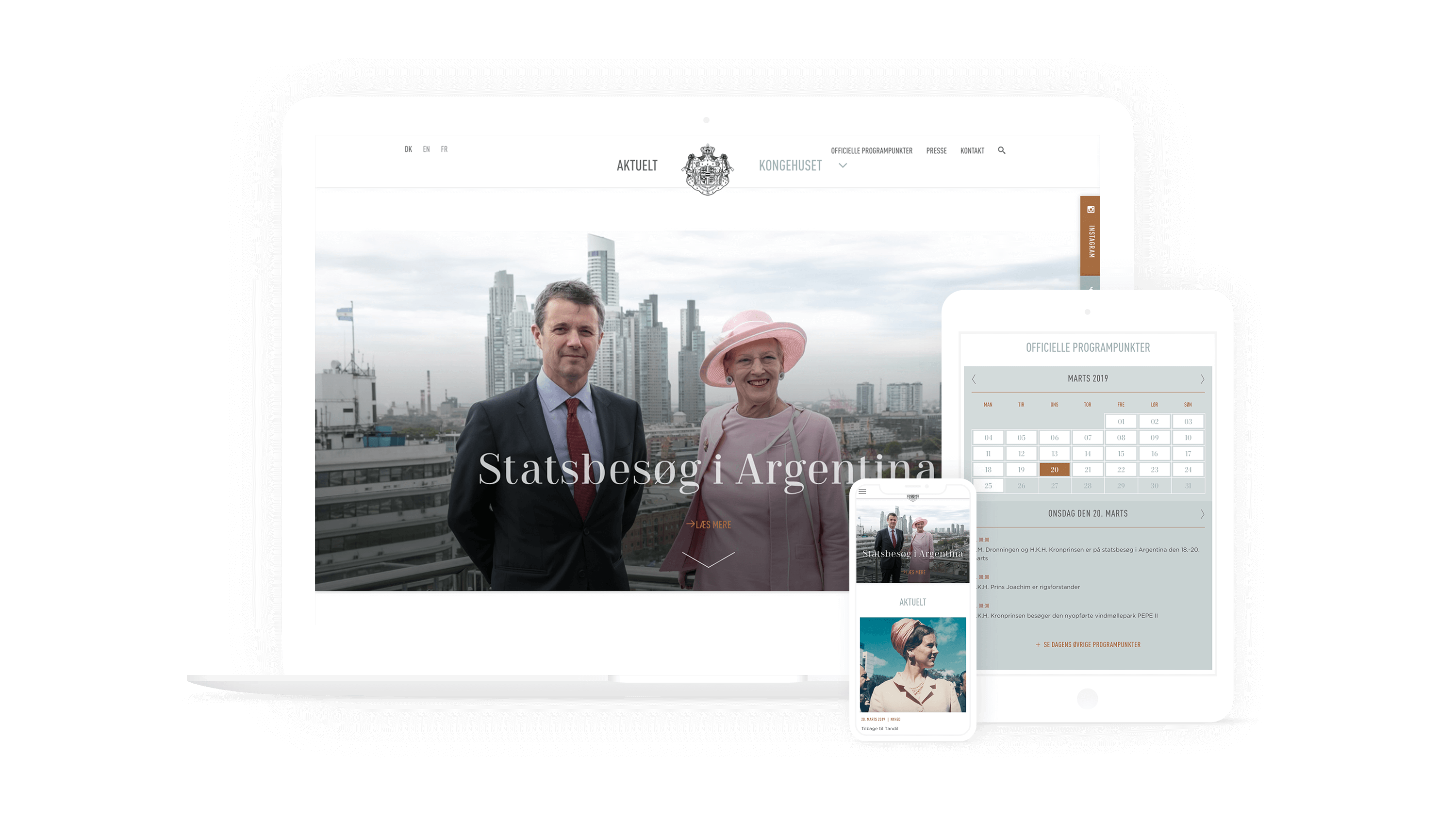 kongehuset Homepage
