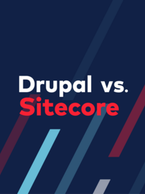 Teaser for Drupal vs Sitecore ebook