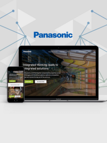 Teaser of Panasonic for an Acquia webinar blog