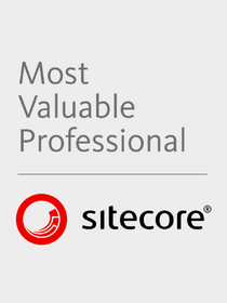 Sitecore logo on gray background