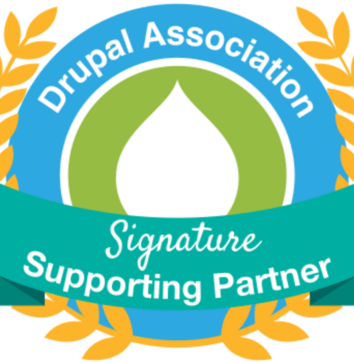 Drupal Association Signature Supporting Partner logo